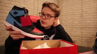 Air jordan 1 NC to CHI Unboxing