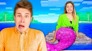 NINNA È DIVENTATA UNA SIRENA!! MINECRAFT