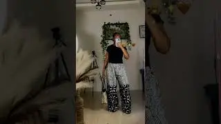 How to style Ankara pants trousers #ankarastyles #howtostyle #trouser #fashion #widelegpants