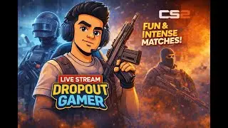 🔴CS2 LIVE | Fun & Intense FACEIT Matches..!! | Facecam | DROPOUT GAMER
