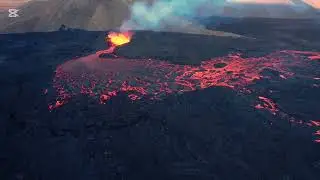 Volcano Lava Eruption / Epic Nature Video / 35s Shorts.