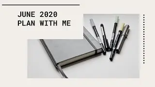 PLAN WITH ME II JUNE 2020 MONTHLY SPREAD II CHRISTIAN BULLET JOURNAL SPREAD