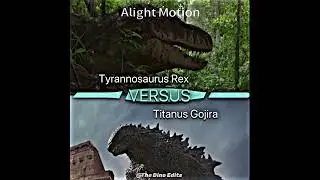 T.Rex VS Godzilla (Late April Fools Special) #shorts