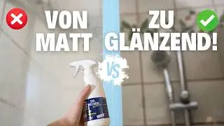 EXTREMER Kalk in der Dusche &ndash; dieses Vorher-Nachher &uuml;berrascht 😳