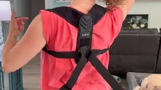 BESCOST Posture Corrector Back Brace   Adjustable Upper Back Straightener Relieves Neck Shoulder & B