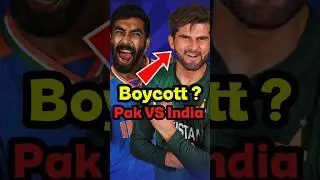 Can Pak Boycott Vs India in WC 😨🤔 #shorts #cricket
