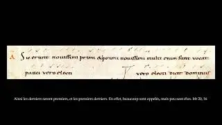 Antienne Sic erunt