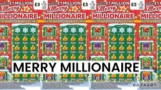 MERRY MILLIONAIRE 🎄❤️ #scratchcards