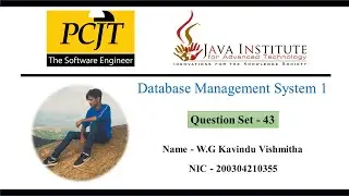 Database Management System | Question Set 43 | Java Institute #java_institute #dbms #question_set_43