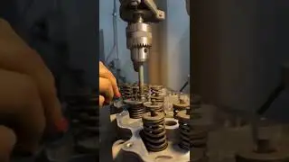 rimozione molle valvole motore