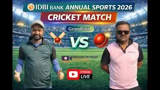 LIVE🛑: Pink Pumas Vs Jade Jaguars| Final |IDBI Annual Sports Day  #revealingtheunseen