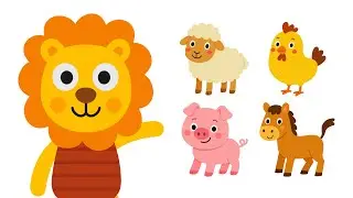 Lets Learn Farm Animals🐖🐄🐎| Preschool/Playgroup | Toodle & Tot
