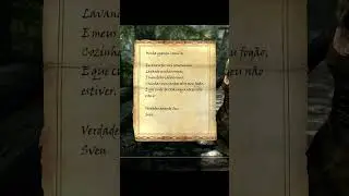 Esse pedido de casamento &eacute; rid&iacute;culo #skyrim #portugu&ecirc;s