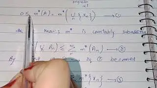 Lebesgue Outer Measure of a countable set is Zero | The set [0,1] is uncountable|Easy Measure theory
