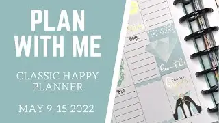 PLAN WITH ME | 💄👠💋💎 Glam Girl | Classis Happy Planner | May 9-15, 2022 | Rachelle's Plans