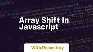 array shift in javascript