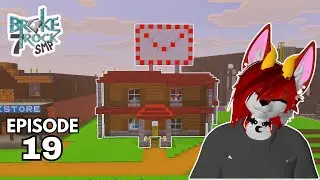 We have a post office and a train station?|BrokerockSMP| EP. 19