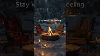 Blankets Firelight and Fresh Snow #cozy #wintercabin #relax