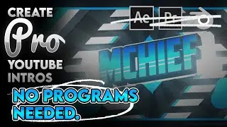How to Make an INTRO for YOUTUBE Without Any SOFTWARE for FREE! (2020)