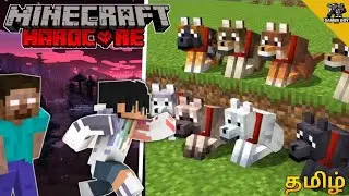 I Collected Every Wolf Variant In Minecraft Hardcore/ #gamerboytamil #minecraft #tamilminecraft