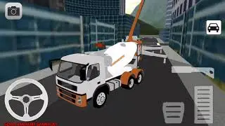 Concrete Mixer Simulator #2 - Real Cement Mixer Truck City Building Android GamePlay FHD