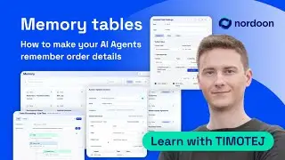 Tutorial: How AI Agents use Memory Tables for order details