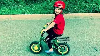LEARNING TO RIDE A BIKE!!! SAFELY 🚲 #learningtoride  #bikesafety #bikeriding @MirandaLayman-su3jb