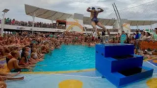 Harmony of the Seas Cruise Vlog: Belly Flop Contest