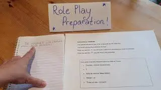 French GCSE Role play preparation