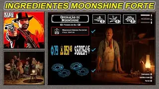 Ingredientes Moonshine Forte Red Dead 2 Online