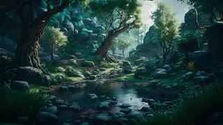 🌿 Spring's Mystic Symphony: Rain, Thunder & Forest Serenity 🌧️⛈️ | Nature's Melodic Harmony 🌳🎶