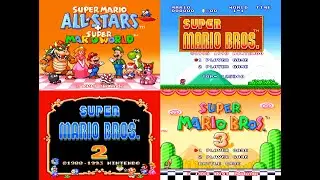 Super Mario All Stars And Super Mario Bros 1-2-3 Snes Gameplay (The 112 Stars)