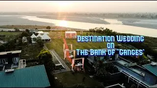 Destination wedding in Amatra by the Ganges Haridwar । Nipun & Surbhi. Wedding by Galaxy Events.