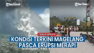 Hujan Abu Merapi Tutup Jalan Magelang Pasca Erupsi