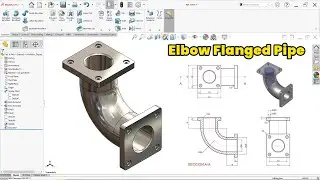 How to Create an Elbow Flanged Pipe Fitting in SolidWorks