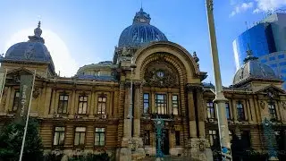 Tourist Attractions on Victoriei Street | Bucharest | Romania | 4K