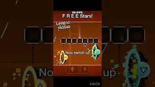 Even more FREE Stars in 2.2! (Secret way) #geometrydash #gd #shorts