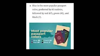 Facts about passports nobody knows 😳