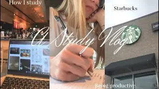 Study With Me! | New Starbucks Drinks, Biology, How To Take Notes Efficiently 