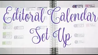 Editoral Calendar Set Up for June 2017
