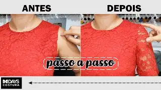 Como Colocar Manga em Vestido (PASSO A PASSO)