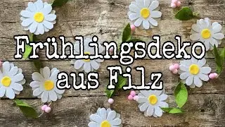 Fr&uuml;hlingsdeko aus Filz basteln | Puzzle Flake