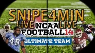 NCAA Football 14 SNIPE4MIN Ultimate Team LIVESTREAM Play me for 15k