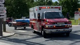 Minquas Fire Company Marine Rescue Unit 23 And 23 Marine 2 Responding