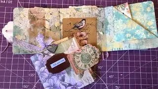 Süßes One sheet wonder Album Folder Junk Journal #diy #tutorial #album #folder #junkjournal #journal