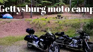 Gettysburg motorcycle camp trip