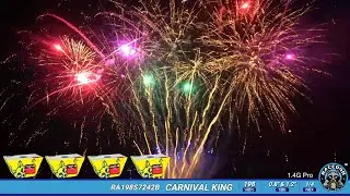RA198S7242B CARNIVAL KING RACCOON FIREWORKS 1.4G Pro Line Compound Cake