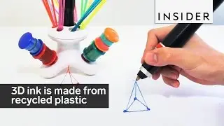This 3D ink is made from recycled plastic