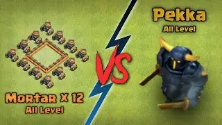 This Is What Happens When P.E.K.K.A Faces 12 Mortars… (Shocking Results!)