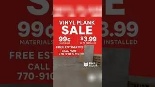 💥 Tile-Look Vinyl Plank for $3.99 Installed &mdash; Atlanta&rsquo;s Best Flooring Deal by Final Floors! 🛠️